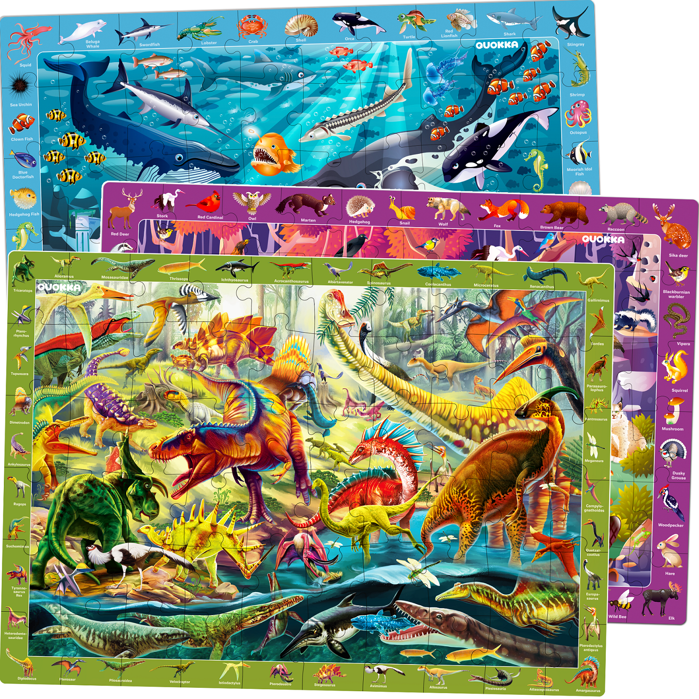 Jigsaw Puzzles For Kids Ages 4-8, Ocean Animal Puzzles For Ocean Animal  Lovers, Sturdy Floor Puzzles Box And Poster, Educational Toys Gift For Boys  Girls - Temu United Arab Emirates