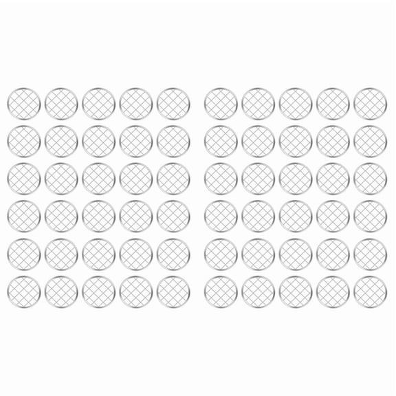 60 Pieces Flower Jar Flower Lid Floral Frog Vase Insert Canning Jar Insert Jar Lid with Square Grids,70mm