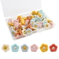 thumbnail image 1 of 60 Pieces Flower Push Pins, Decorative Flower Thumb Tacks Creative Thumbtacks for Whiteboard, Corkboard, Photo Wall, Map, Office or Home Decoration, 1 of 7
