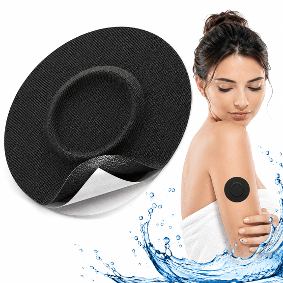 60 Pieces Freestyle Adhesive Patches,Waterproof&Sweatproof Sensor Cover for Libre 1/2/3,Freestyle Adhesive Bandage,CGM Sensor Overpatch Tape-Compatible with Enlite-Guardian-Dexcom