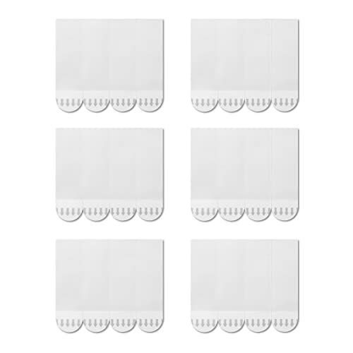 60 Pieces Medium Refill Strips, No Tools Removable Adhesive Strips Damage Free, Waterproof Replacement Hanging Strip for Indoor Wall Hooks and Wall Décor