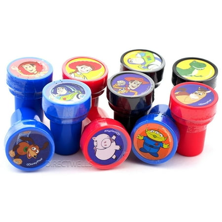 60 Pieces Self Inking Stamper Disney Pixar Nickelodeon Birthday Goody Gift Party Favors Supplies (Toy Story)