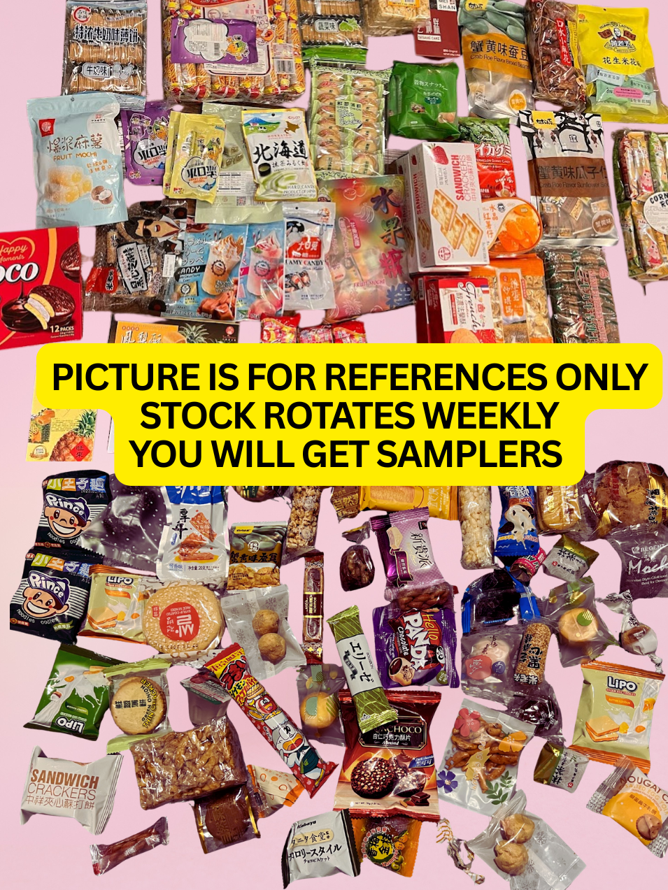 60 Pieces Sweet & Savory Mix Variety Asian Snack Box Japanese Korean Taiwan