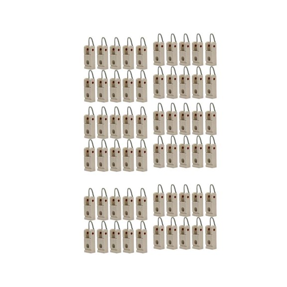 60 Pieces Wooden Piano Hammer Flanges for Upright/Vertical Piano Parts