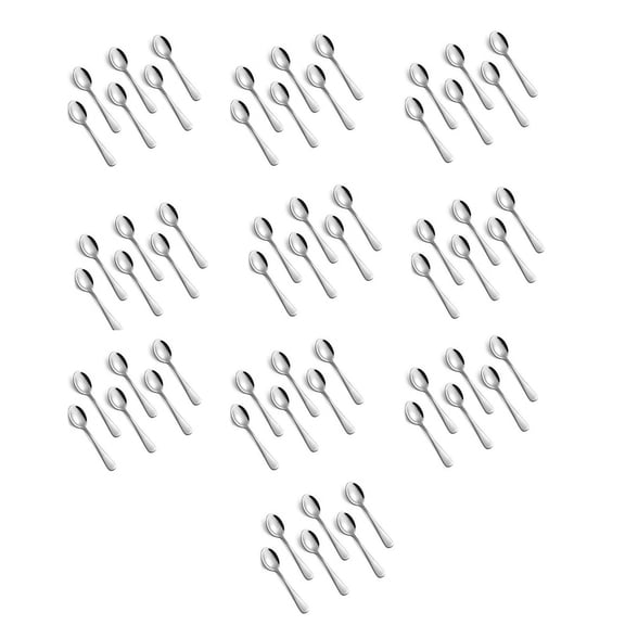 60 Pieces of Espresso Spoon, 4.7 Inch Stainless Steel Mini Coffee Spoon Dessert Spoon