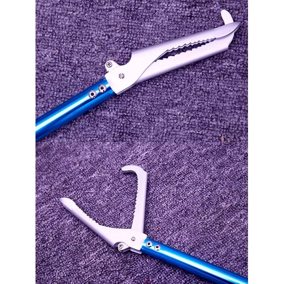 60" Professional All-Aluminum Alloy Snake Tong Reptile Grabber Rattle Snake Catcher Wide Jaw Handling Tool with Lock