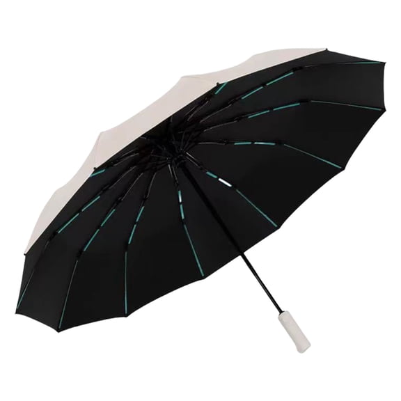 60-Rib Dual-Use Auto Umbrella, Windproof Auto Open/Close Umbrella, Automatic Umbrella for Sunny/Rainy Days, Ergonomic Grip