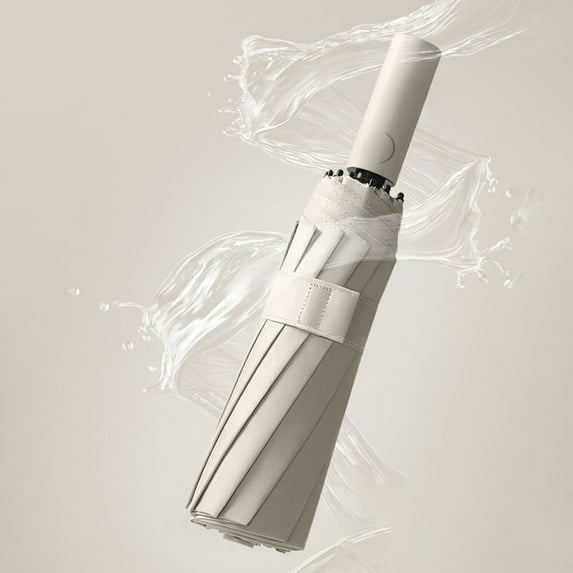 60 Rib Folding Umbrella, Multicolor Umbrella Windproof Travel Umbrellas for Sunny and Rainy Day, Fully Automatic Umbrella, Large Reinforced Plastic Sun Protection Umbrella, Compact Umbrella