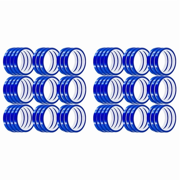 60 Rolls Sublimation Heat Tape,Heat Transfer Tape for Sublimation Glass Cup Mug Fabric Heat Press Tape,10mm X 33m(108ft)