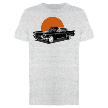 60'S Classic Saloon Car T-Shirt Men -Image by Shutterstock, Male Small