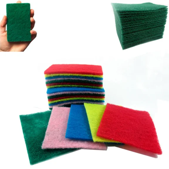 60 Scouring Pads Home Kitchen Scour Scrub Cleanning Pad Sponge Wholesale