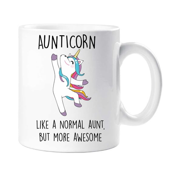 60 Second Makeover Aunticorn Mug Auntie Unicorn Aunt Aunty Funny Mug Present