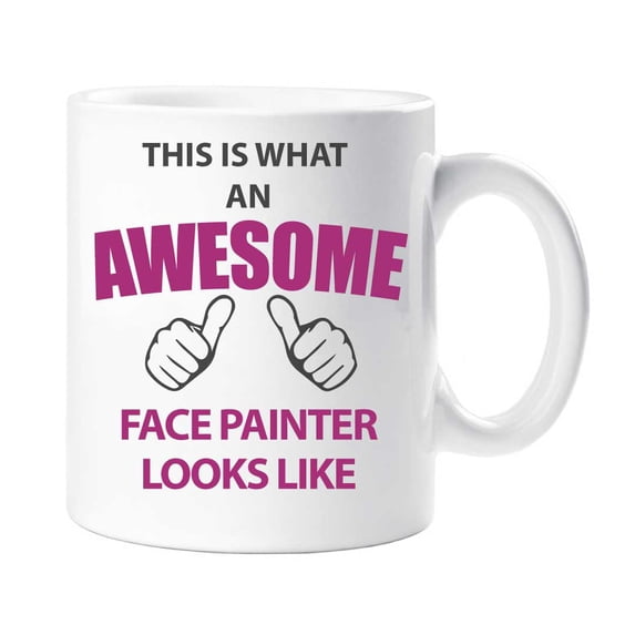 60 Second Makeover Awesome Face Painter Mug Friend Gift Cup Ceramic Christmas Birthday