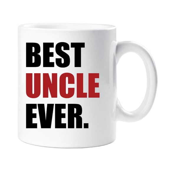 60 Second Makeover Best Uncle Ever Mug Red Fathers Day Cup Birthday Christmas Ceramic Gift