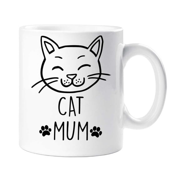 60 Second Makeover Cat Mum Mug Pet Present Kitten Cat Quote Mothers Day