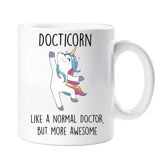 60 Second Makeover Docticorn Mug Doctor Mothers Day Funny Mug Present Thank You Awesome Doctor