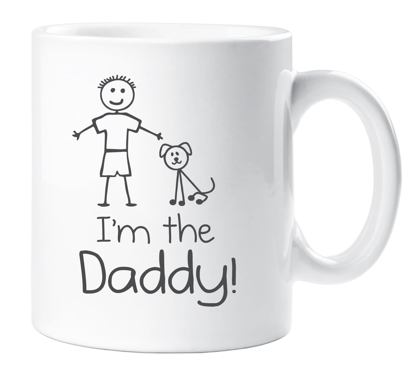 60 Second Makeover Dog I'm The Daddy Mug Family Present New Daddy New Baby Gift Cup Ceramic Pet