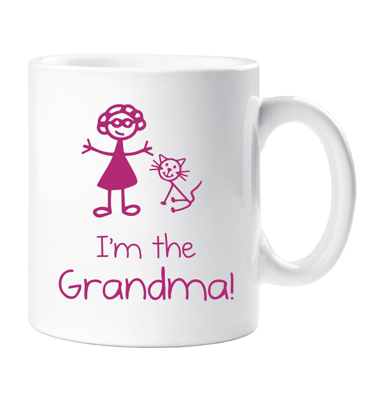 60 Second Makeover Dog I'm The Grandma Mug Family Present New Daddy New Baby Gift Cup Ceramic Pet