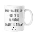 thumbnail image 1 of 60 Second Makeover Happy Fathers Day From Your Favourite Daughter In Law Mug Funny, 1 of 1