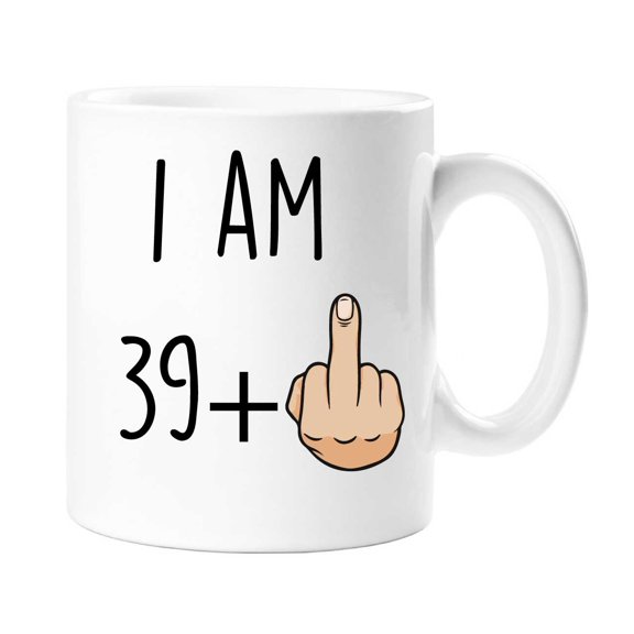60 Second Makeover I Am 39 + 1 40 Year Old Mug 40th Birthday Present Gift