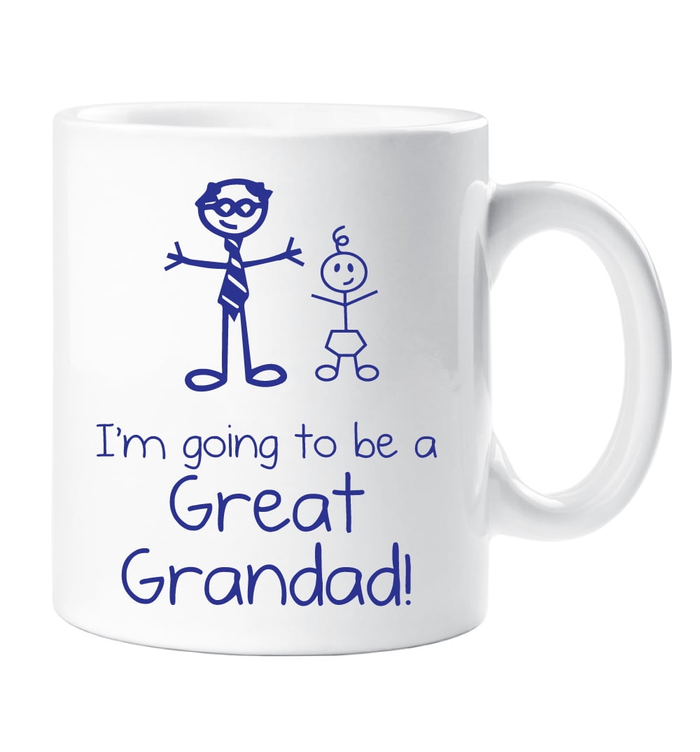 60 Second Makeover I'm Going To Be A Great Grandad Mug Gift Cup Ceramic Present Family New Baby