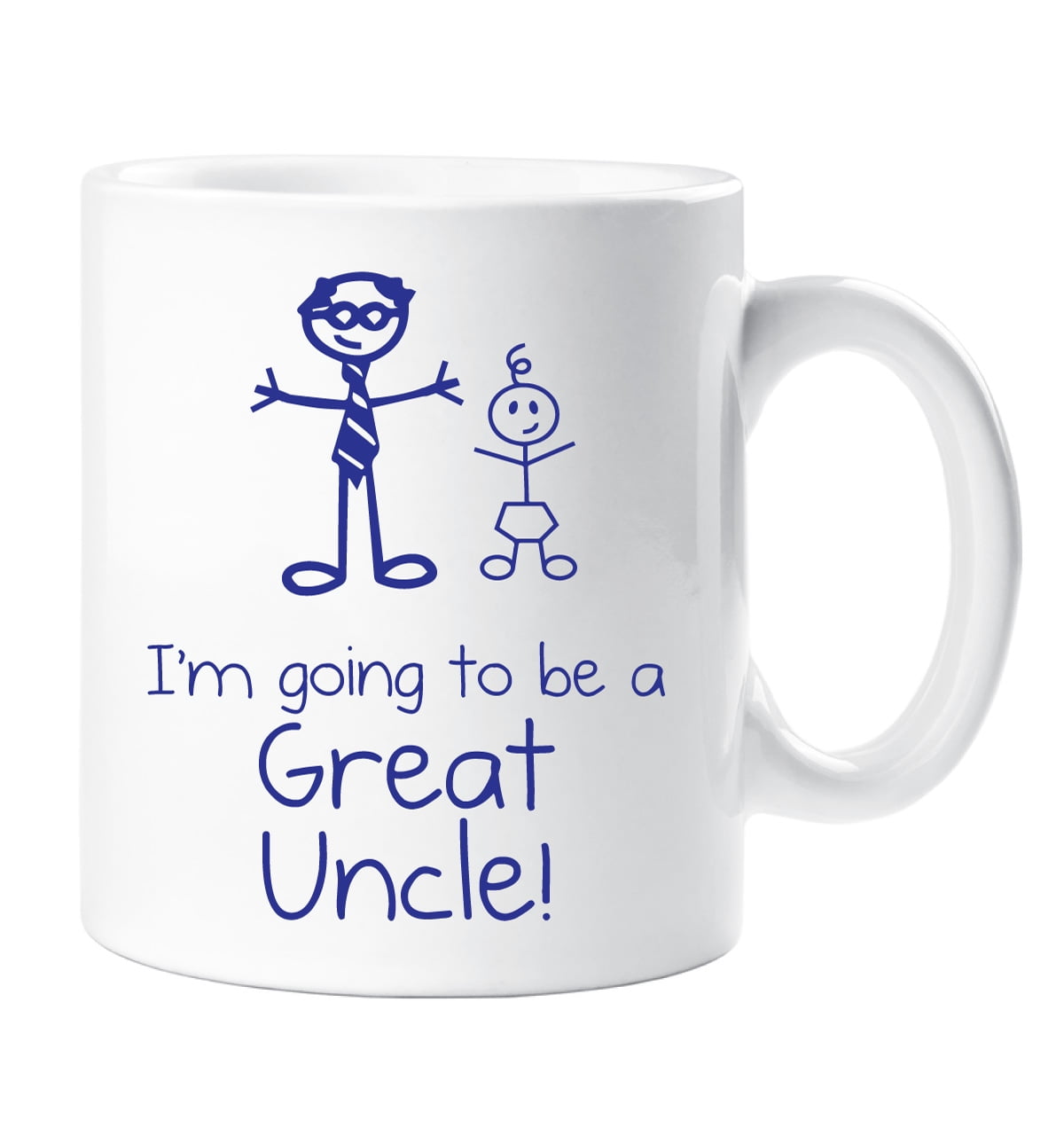 60 Second Makeover I'm Going To be A Great Uncle Mug Family New Baby Announcement Gift Cup Ceramic