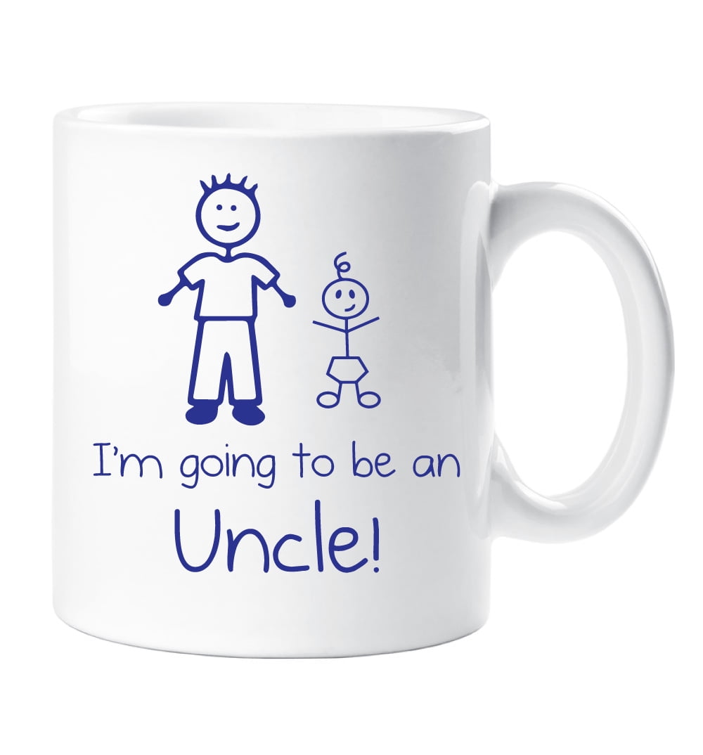 60 Second Makeover I'm Going to Be an Uncle Mug Boy Stick Person People Cup New Baby