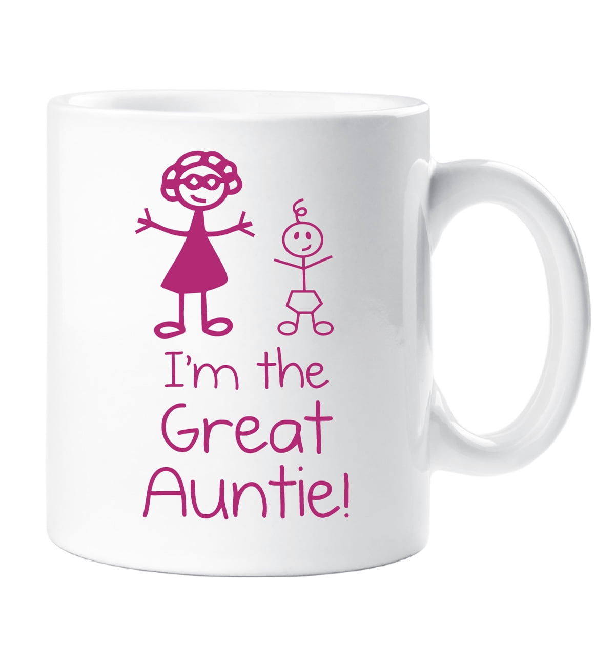 60 Second Makeover I'm The Great Auntie Mug Gift Cup Ceramic Present Family New Baby