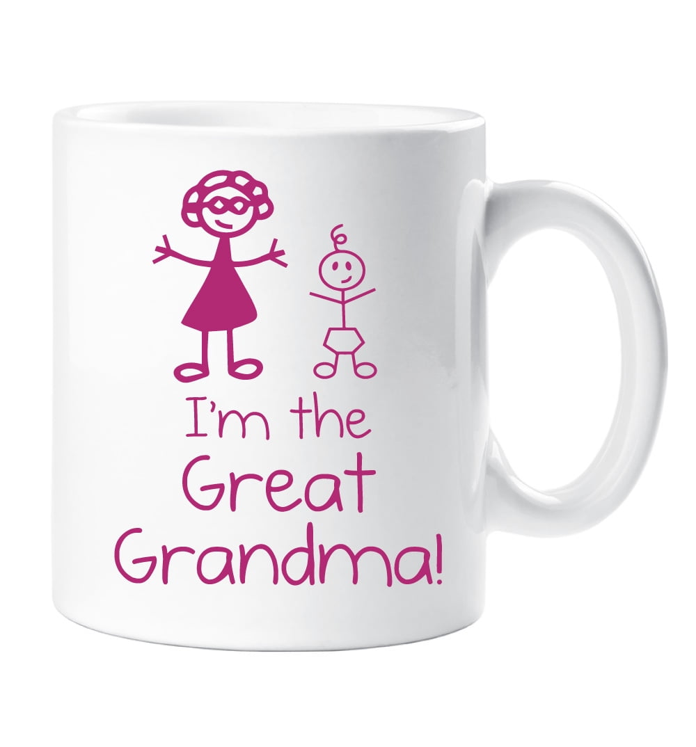 60 Second Makeover I'm The Great Grandma Mug Gift Cup Ceramic Present Family New Baby