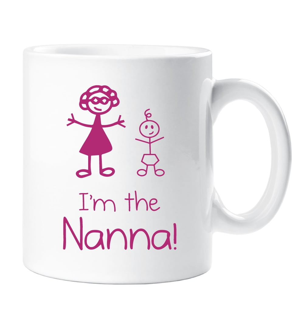 60 Second Makeover I'm The Nanna Mug Girl Stick Person People Cup New Baby
