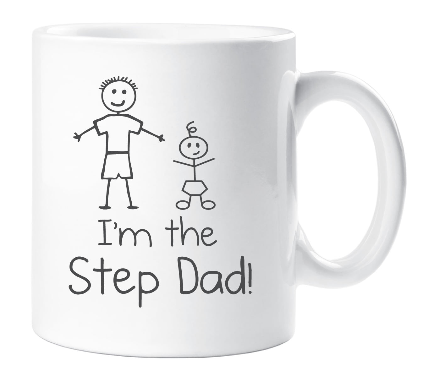 60 Second Makeover I'm The Step Dad Mug Family Present New Daddy New Baby Gift Cup Ceramic