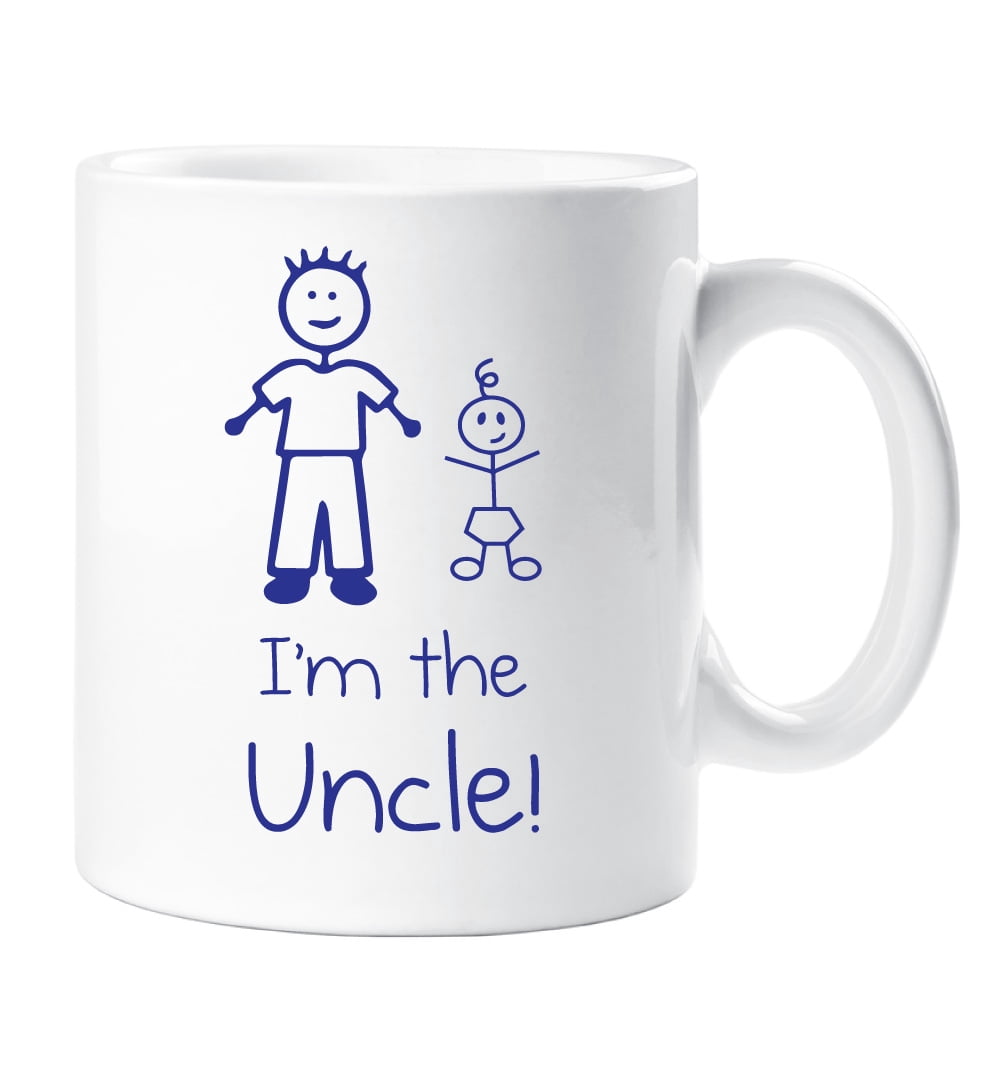 60 Second Makeover I'm The Uncle Mug Boy Stick Person People Cup New Baby