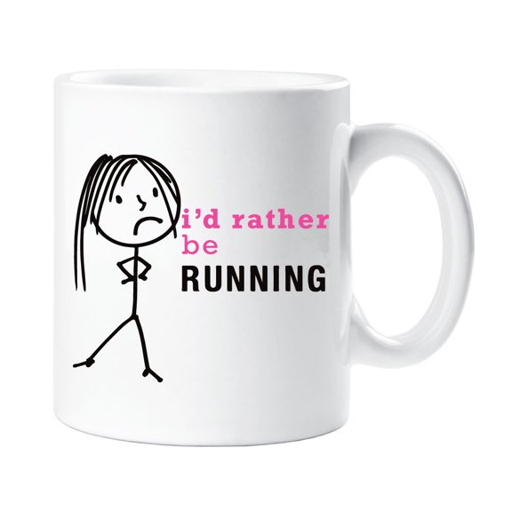 60 Second Makeover Ladies I'd Rather Be Running Mug Friend Cup Mum Daughter Gift