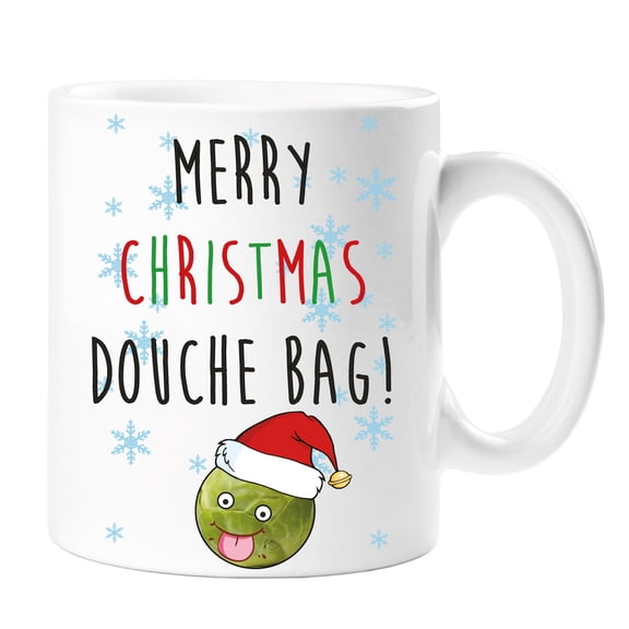 60 Second Makeover Merry Christmas Douche Bag Mug