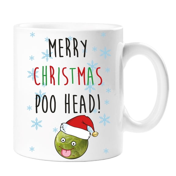 60 Second Makeover Merry Christmas Poo Head Mug