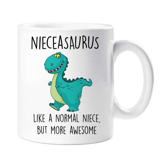 60 Second Makeover Nieceasaurus Mug Niece Dinosaur Funny Matching Family Mug Present Birthday Christmas