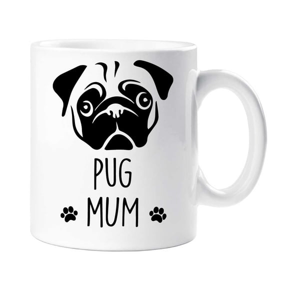 60 Second Makeover Pug Mug Pug Mum Pet Present Dog Lover French Bull Dog Mothers Day