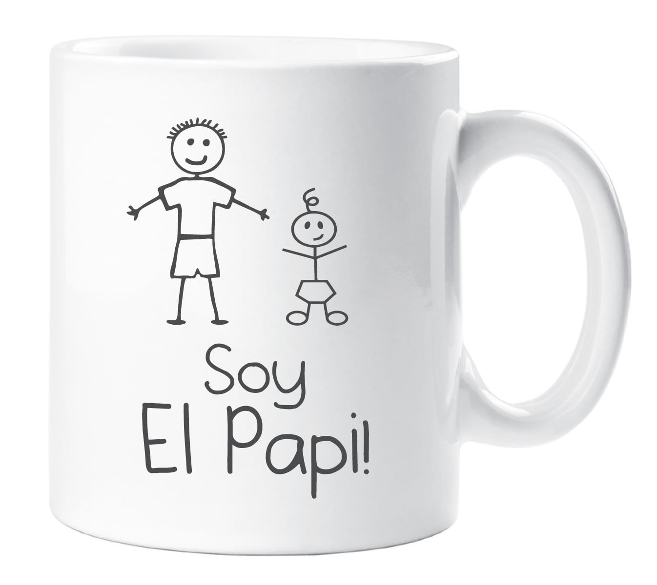 60 Second Makeover Spanish I'm The Daddy Mug Soy El Papi Family Present New Daddy New Baby Gift Cup Ceramic