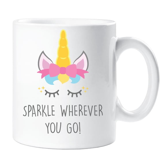 60 Second Makeover Sparkle Wherever You Go Unicorn Mug Girls Best Friend Birthday Christmas Daughter
