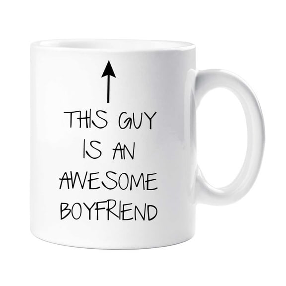 60 Second Makeover This Guy Is An Awesome Boyfriend Mug Valentines Day Present Birthday Christmas