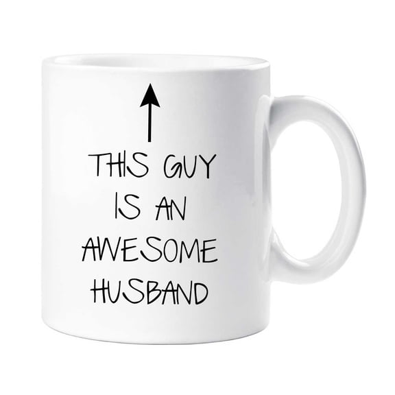 60 Second Makeover This Guy Is An Awesome Husband Mug Valentines Day Present Birthday Christmas