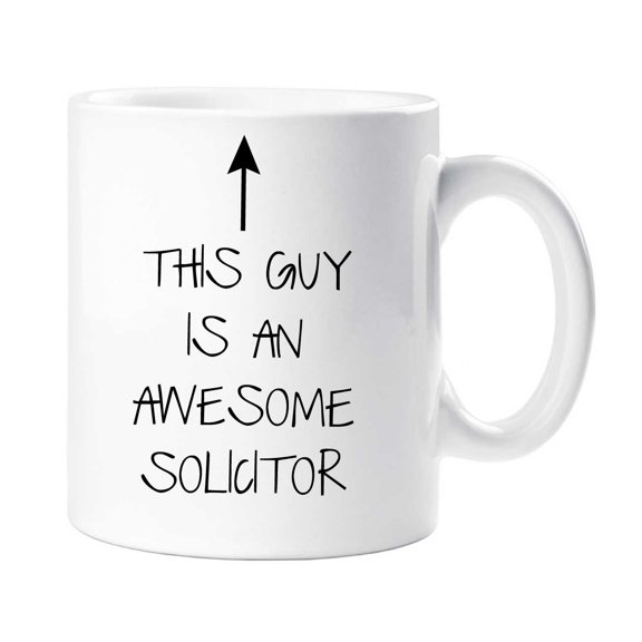 60 Second Makeover This Guy Is An Awesome Solicitor Mug Mens Fathers Day Dad Present Birthday Christmas