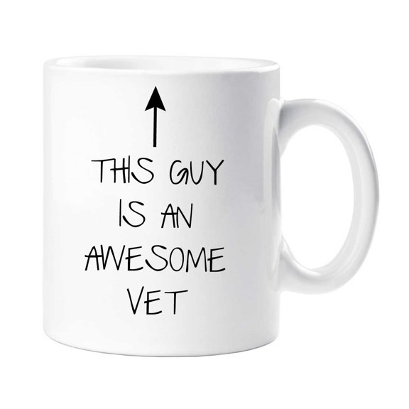 60 Second Makeover This Guy Is An Awesome Vet Mug Mens Fathers Day Dad Present Birthday Christmas