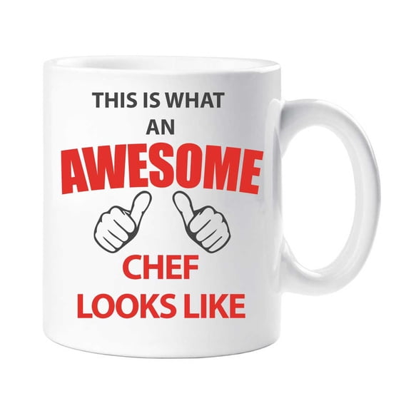 60 Second Makeover This Is What An Awesome Chef Looks Like Mug Present Gift Cup Birthday Christmas