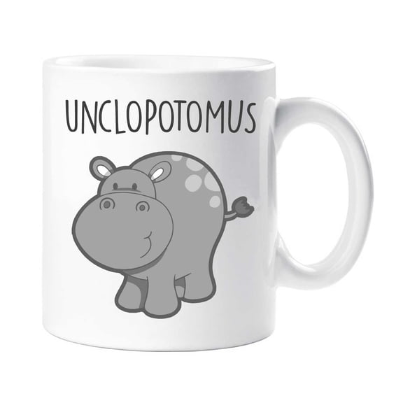 60 Second Makeover Uncle Hippo Hippopotamus Mug Fathers Day Funny Gift Present