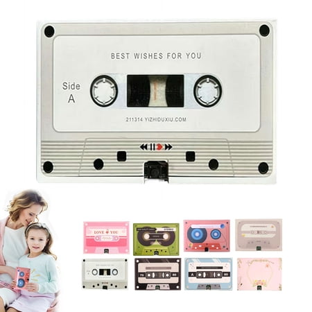 60 Second Voice Recordable Greeting Card, Record and Send a Personal Voice Message for Birthday, Christmas & Valentines Day