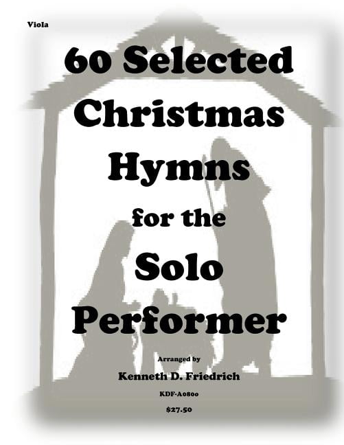 60 Selected Christmas Hymns for the Solo Performer-viola (Paperback)