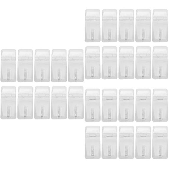 HEALEEP Acrylic Lock Hasp Clear for DIY Enthusiasts Repair 60 Sets