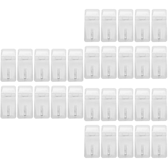 HEALEEP Clear Acrylic Lock Hasp for Projects and Repairs, 60 Sets Hardware Accessories