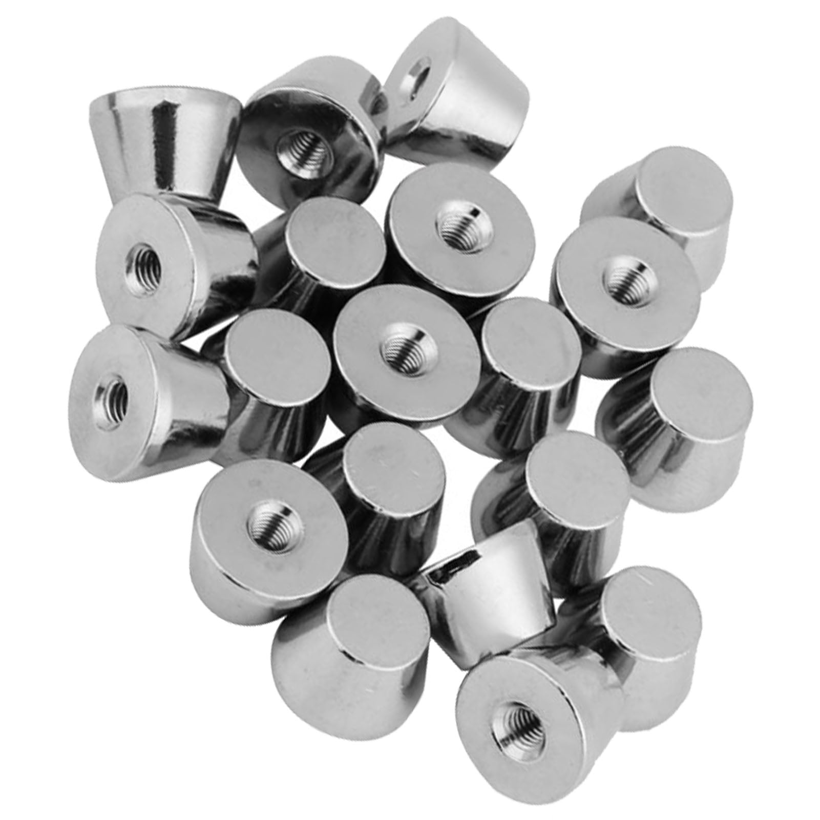 60 Sets Flat Head Rivet 10mm Riveted Purse Feet Studs Purse feet Rivet ...